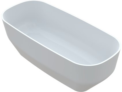 Vayer Serpens 2 volně stojící vana 165x75, litý mramor, VAY-SER2