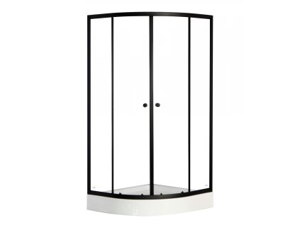 Savana Veduta Tina čtvrtkruhový sprchový kout s vaničkou Rozměr koutu: 80x80cm, Y8723