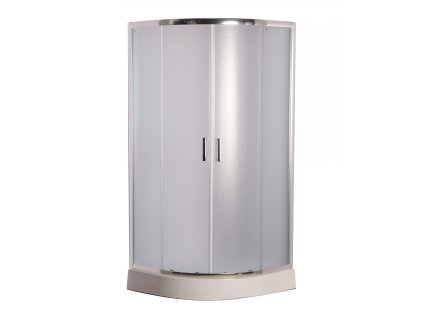 Savana Veduta Pear čtvrtkruhový sprchový kout s vaničkou Rozměr koutu: 90x90cm, Y9067