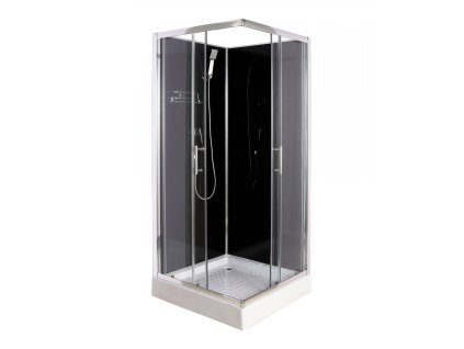 Savana Veduta Liza Black sprchový box Rozměr koutu: 80x80cm, Y87-S3N