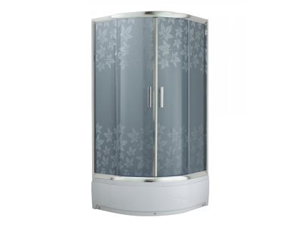 Savana Veduta Kinga Plus čtvrtkruhový sprchový kout s vaničkou Rozměr koutu: 90x90cm, Y8784