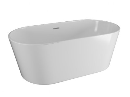 Polimat Uzo volně stojící akrylátová vana 160x80, bílá, 00221