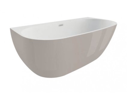 Polimat Risa volně stojící akrylátová vana, popel Délka vany: 170cm, 00445