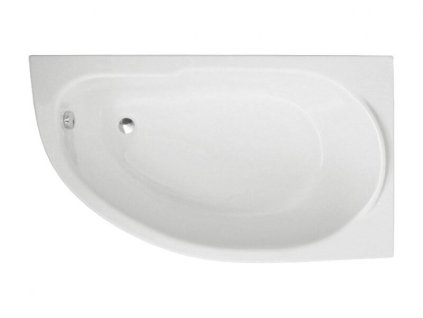 Polimat Miki 145x85 akrylátová vana Délka vany: 145cm, Orientace: Pravá, MKI14080_PRAVA_145_CM