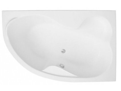 Polimat Mega 160x105 akrylátová vana Délka vany: 160cm, Orientace: Levá, MEGA160105P_LEVA_160_CM