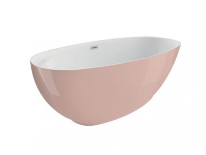 Polimat Kivi volně stojící akrylátová vana 165x75, růžová, 00474