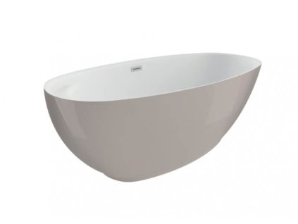 Polimat Kivi volně stojící akrylátová vana 165x75, popel, 00475