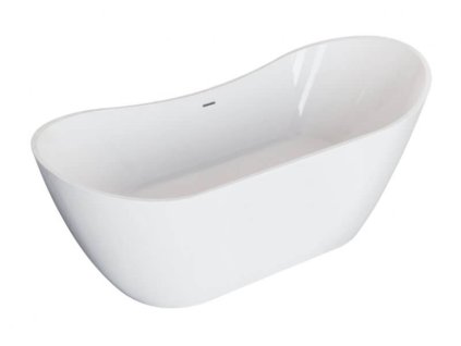 Polimat Abi volně stojící akrylátová vana 180x80, bílá, 00039