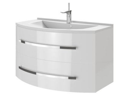Lavedo Vanessa White 90 koupelnová skříňka s umyvadlem, VN-90_WH