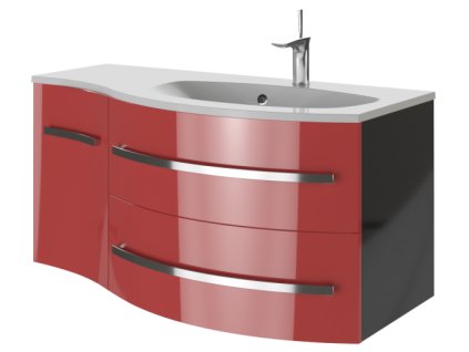Lavedo Vanessa Red 110 koupelnová skříňka s umyvadlem Orientace: Pravá, VNDL-110_R_PRAVA
