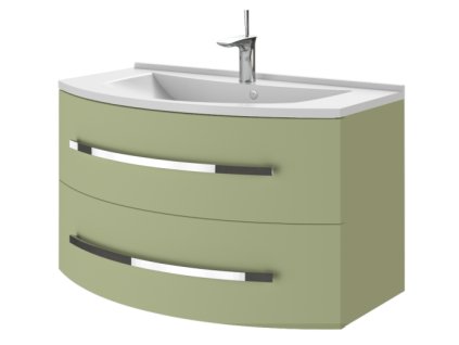 Lavedo Vanessa Olive 90 koupelnová skříňka s umyvadlem, VN-90_OL