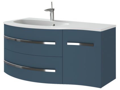 Lavedo Vanessa Indigo Blue 110 koupelnová skříňka s umyvadlem Orientace: Pravá, VNDR-110_PRAVA