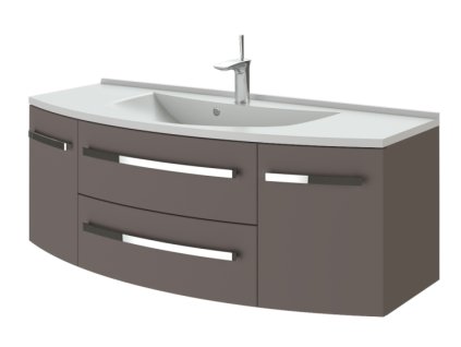 Lavedo Vanessa Dark Melon 120 koupelnová skříňka s umyvadlem, VN-120_DM