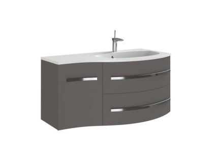 Lavedo Vanessa Dark Melon 110 koupelnová skříňka s umyvadlem Orientace: Pravá, VN-110_DM_PRAVA