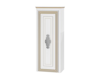 Lavedo Treviso White 130 závěsná nízká koupelnová skříňka, TREVISO_TP-190_WH