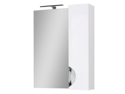 Lavedo Oscaro 60 závěsná koupelnová skříňka se zrcadlem a osvětlením Orientace: Pravá, Z1-60SS_PRAVA