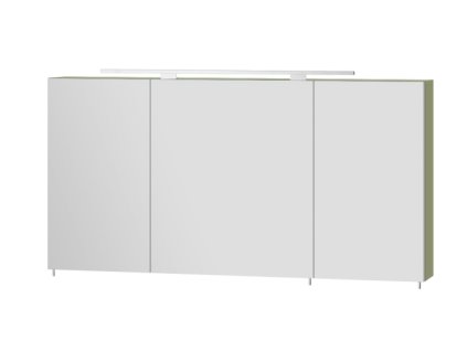 Lavedo Vanessa Olive 120 zrcadlová skříňka do koupelny s LED osvětlením, VANESSA_VNM-120_OL