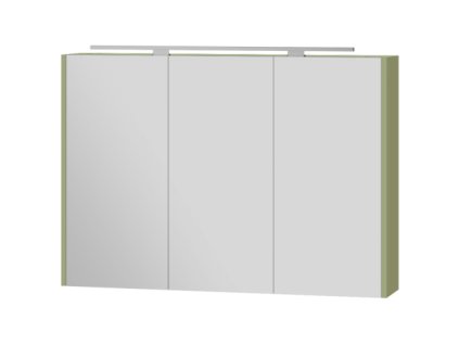 Lavedo Vanessa Olive 100 zrcadlová skříňka do koupelny s LED osvětlením, VANESSA_VNM-100_OL