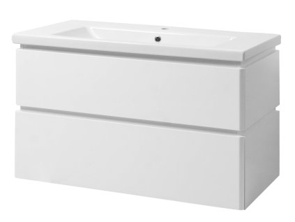 Lavedo Lion II 80 White koupelnová skříňka s umyvadlem, LION-II-VESTA80