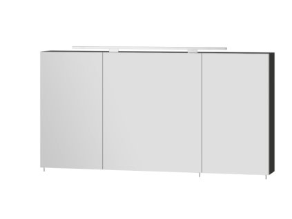 Lavedo Vanessa Black 120 zrcadlová skříňka do koupelny s LED osvětlením, VANESSA_VNM-120_BL