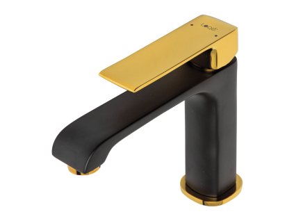 Aplomo Maroco 31 umyvadlová baterie + černý clic-clac, nízká, NOVM31