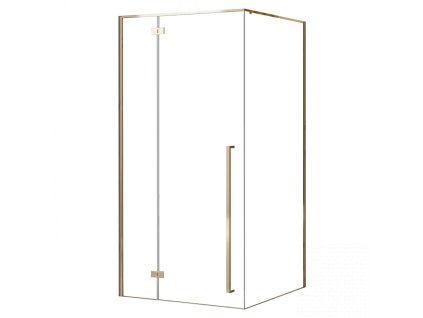 Rea Fargo 90x90x195 sprchový kout, gold, REA-K4903