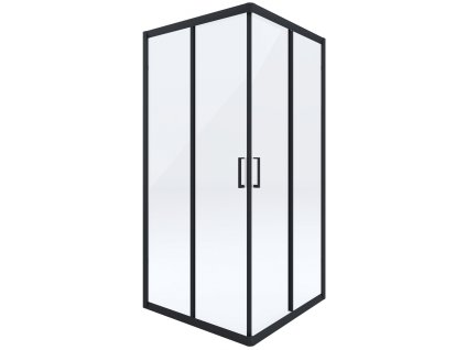 Deante Funkia čtvercový sprchový kout, black Rozměr koutu: 90x90cm, KYC_N41K