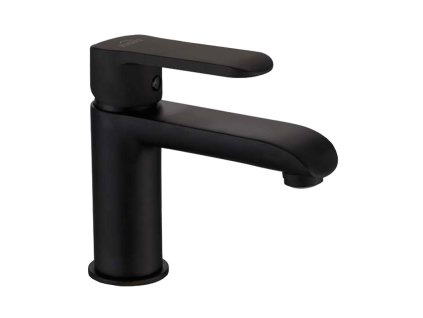 Aplomo Siri nízká umyvadlová baterie + clic-clac, black, IN-BU-90-004-A