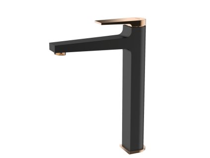 Aplomo Midy umyvadlová baterie + černý clic-clac, vysoká, IN-BU-35-W14-V