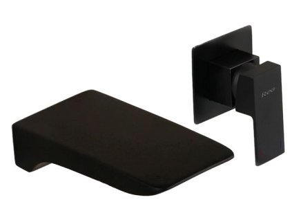 Rea Mason podomítkový vanový/umyvadlový komplet, black, REA-B0690