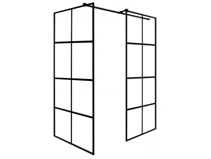 Besco Excea Walk In sprchový kout Rozměr koutu: 120x80cm, EXC-128-190B