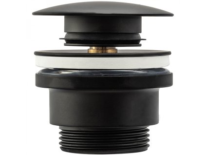 Rea Umyvadlová výpusť clic-clac univerzální, černý mat, RE-A5216