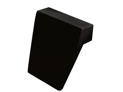 Besco Modern podhlavník na vanu, černý, ZWMB