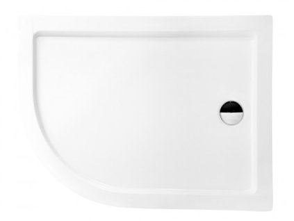 Besco Saturn asymetrická sprchová vanička Orientace: Levá, Rozměr vaničky: 120x90cm, BAS-120-NL