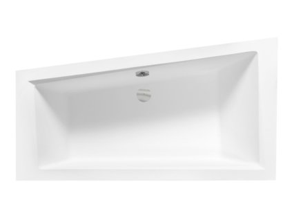 Besco Intima Slim 160x90 akrylátová vana Délka vany: 160cm, Orientace: Pravá, WAIT-160-SP