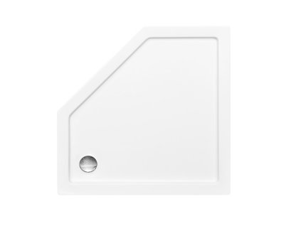 Besco Bergo Slim pětiúhelník 90x90x6 sprchová vanička, BAB-91