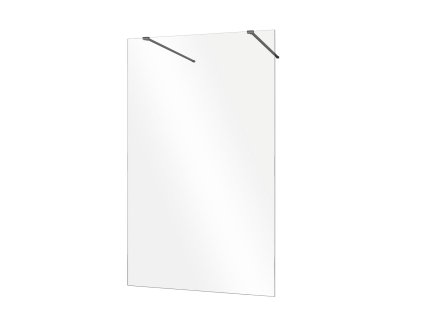 Besco Aveo Due Black Walk In sprchový kout Rozměr: 110cm, ADB-110-195C