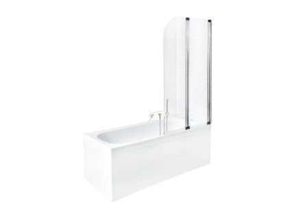 Besco Ambition dvoudílná vanová zástěna, PA-2S