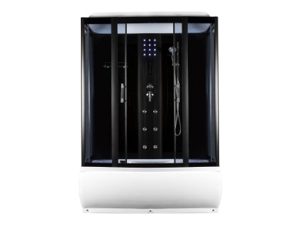 Kerra Masážní sprchový box s vanou – Xelo Mocca Duo Rozměr koutu: 140x85cm, 1953_140