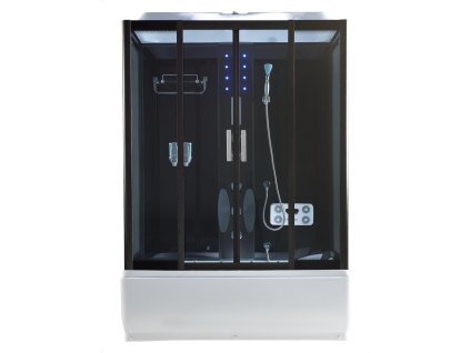 Kerra XL 151x86x215 masážní sprchový box s vanou, XL1585XL