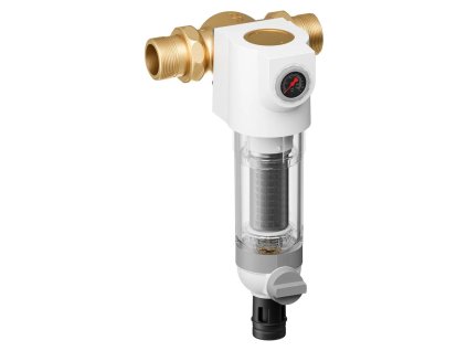HONEYWELL Resideo F74CS PrimusPlus filtr se zpětným proplachem, DN40, bezolovnaté provedení, F74CS-11/2LFAA
