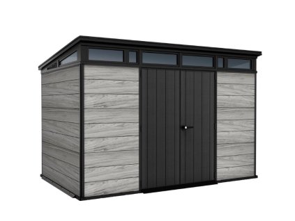 Zahradní domek Keter PENT Signature 11x7 Storm Grey, s podlahou, 612040
