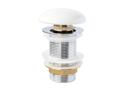 Besco Umyvadlová výpusť clic-clac Cera-Line II, bílá, OUCP-KK-B