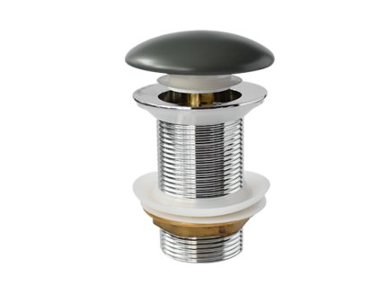 Besco Umyvadlová výpusť clic-clac Cera-Line, gun metal, OUCL-KK-GM