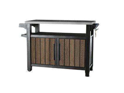 Grilovací stolek Keter UNITY XL 207 l Walnut, 612063