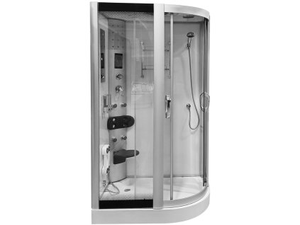 Aplomo Vermon 120x85x225 L/P parní masážní sprchový box Orientace: Pravá, MO-09914SP