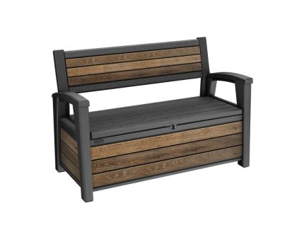 Zahradní lavice Keter Deco Garden Bench Walnut, 612055