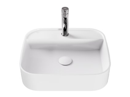 Besco Assos Cera-Line 45 umyvadlo na desku, UNC-45-ASB