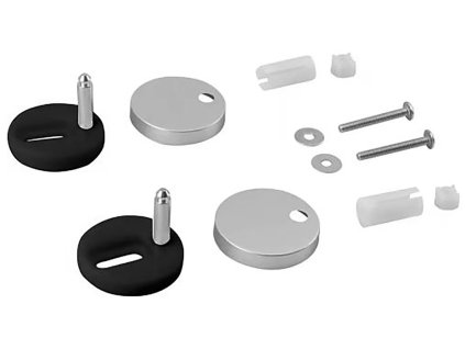 Aqualine Sada 2 úchytů WC sedátka (PB105WR) NDPB105WR-2