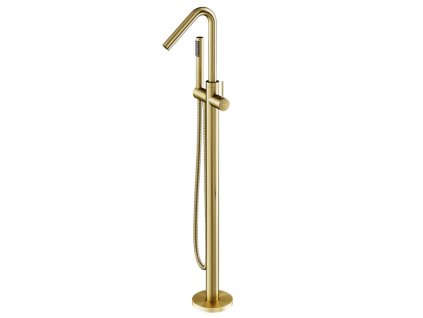 BESCO Stojánková vanová baterie VEO III zlatá broušená s EASY boxem BABWV3BZ